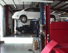 Interior of mechanical building at Estcorns